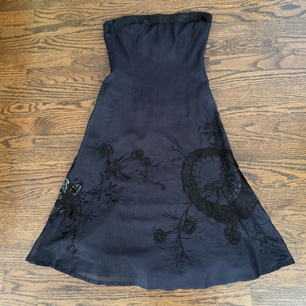 French Connection Strapless Cotton Dress